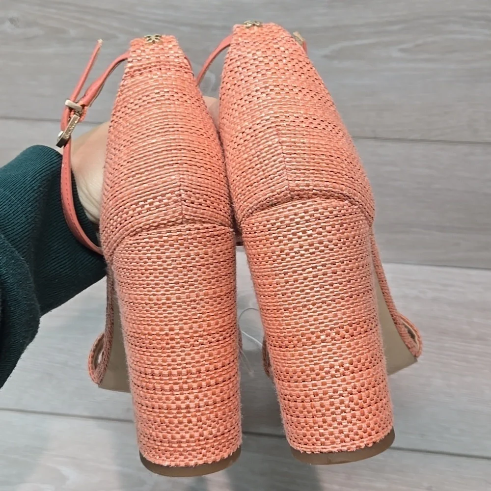 Sam Edelman Women YARO perla pink high Heels Sandals Sz 10.5